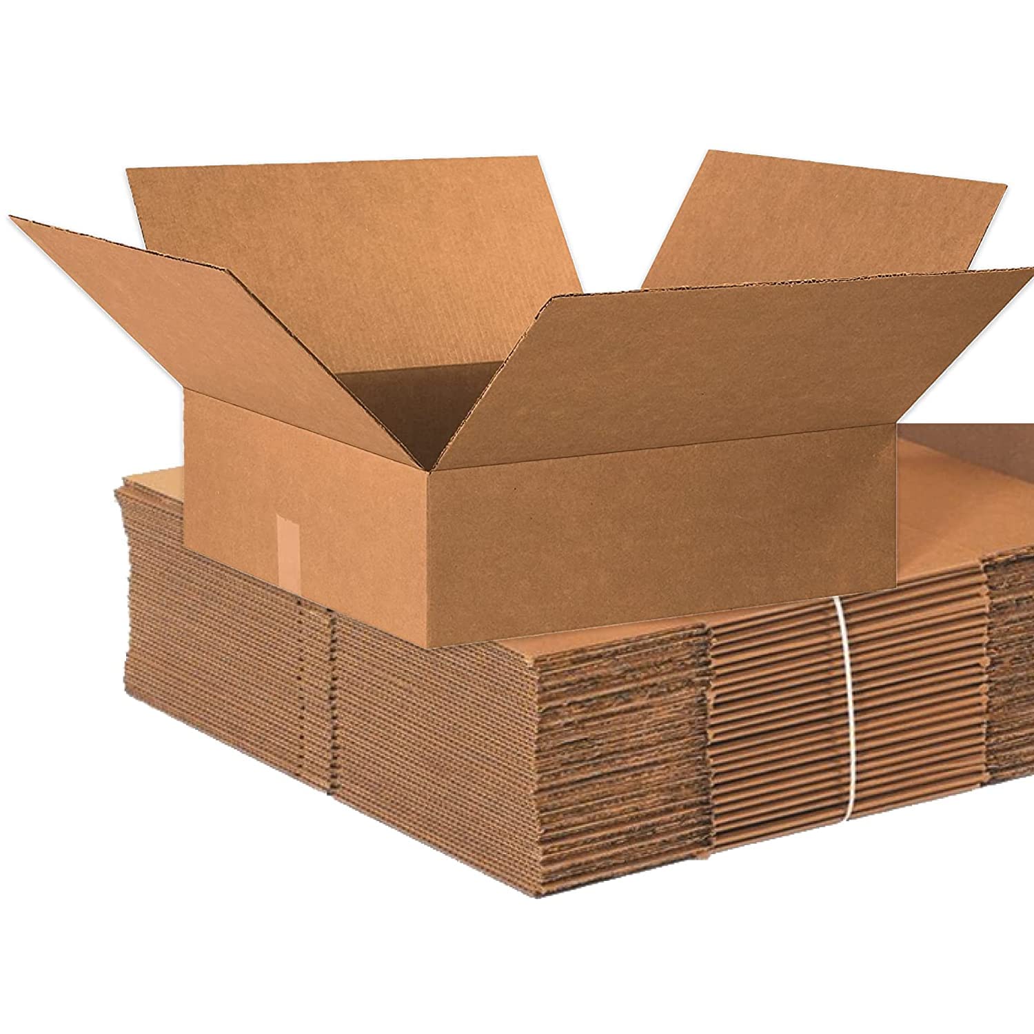 Amazon.com: BOX USA 20x20x6 Flat Corrugated Boxes, Flat, 20L x 20W